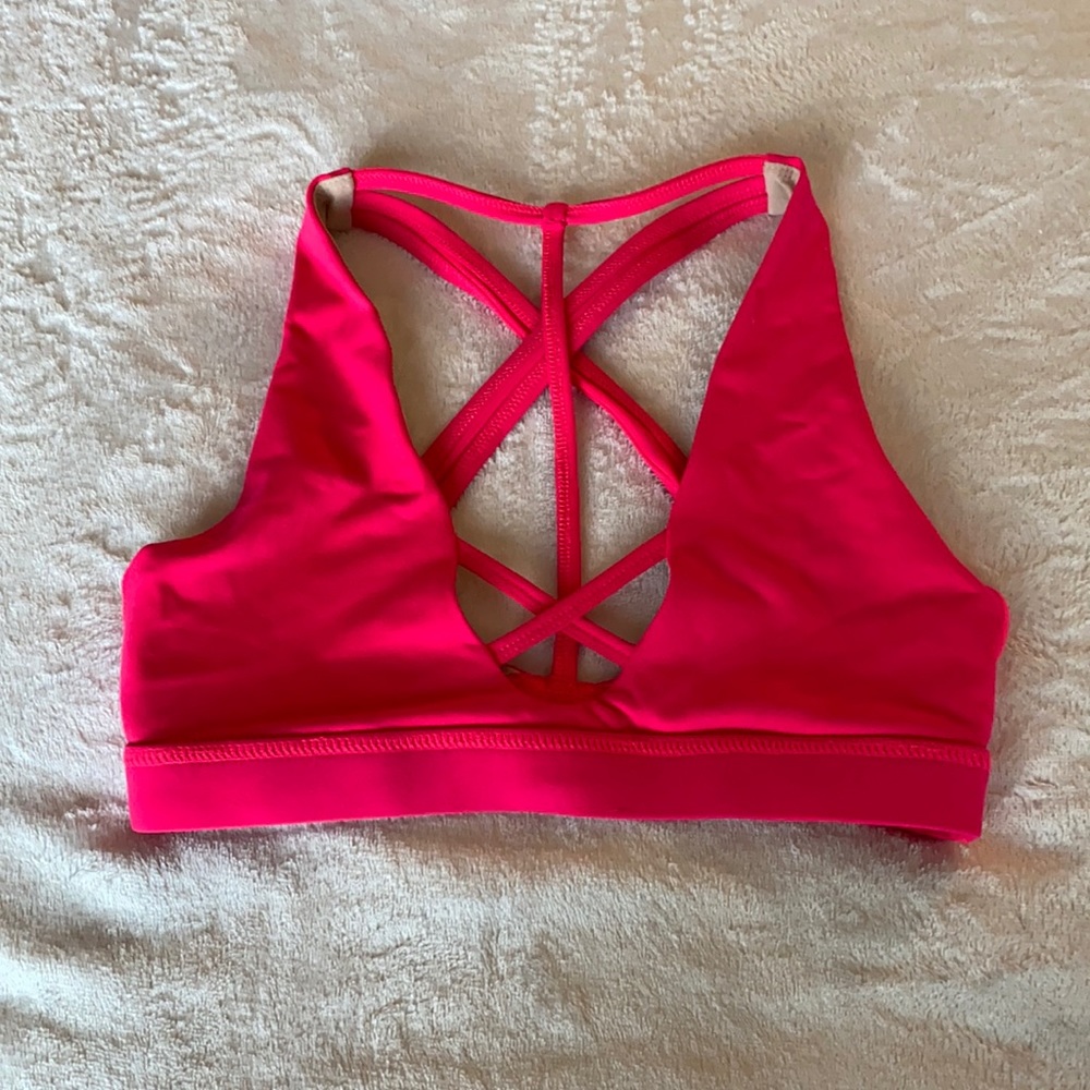 Buffbunny hot pink sports bra